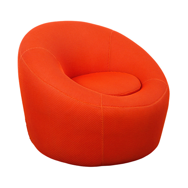 Enkel äggskalsformad soffa i helskum med andningsbart nättyg Enkel äggskalsformad soffa i helskum med andningsbart nättyg
