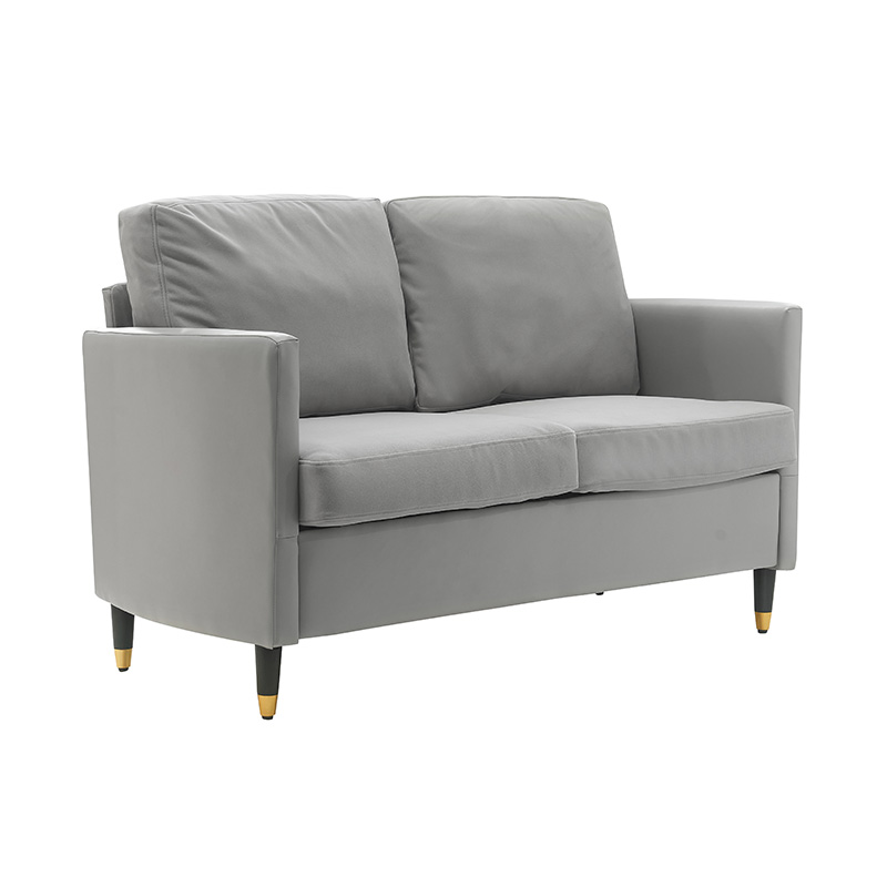 Enkel Patchwork Lädersoffa