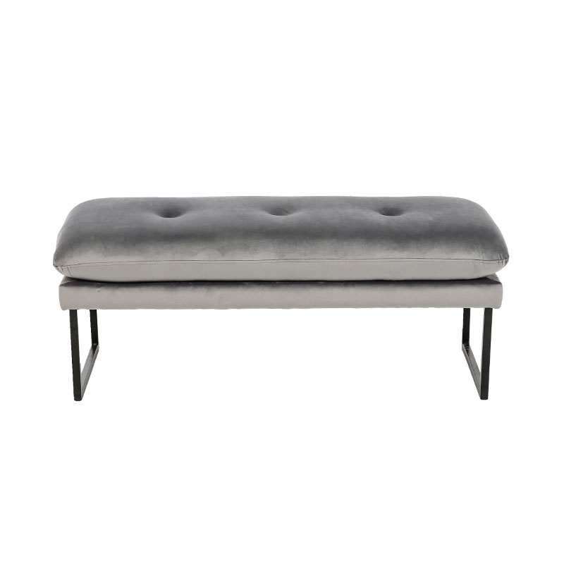 Flanellgrå design tygbänk