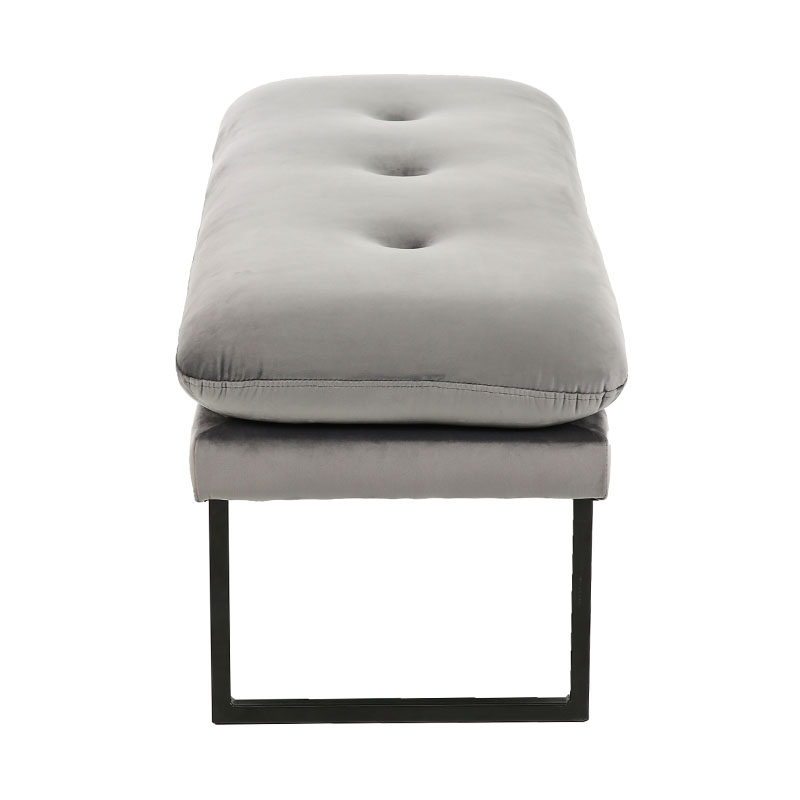 Flanellgrå design tygbänk