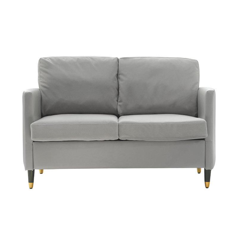 Enkel Patchwork Lädersoffa